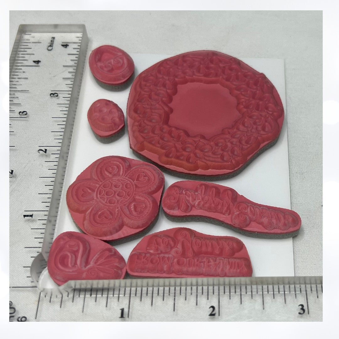 Taylored Expressions SPRING WREATH Easter Rubber Stamps Die