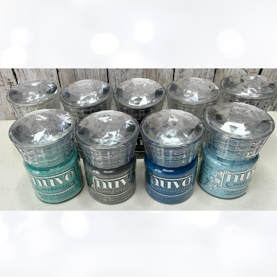 Nuvo EMBOSSING POWDER Powders Lot of 9