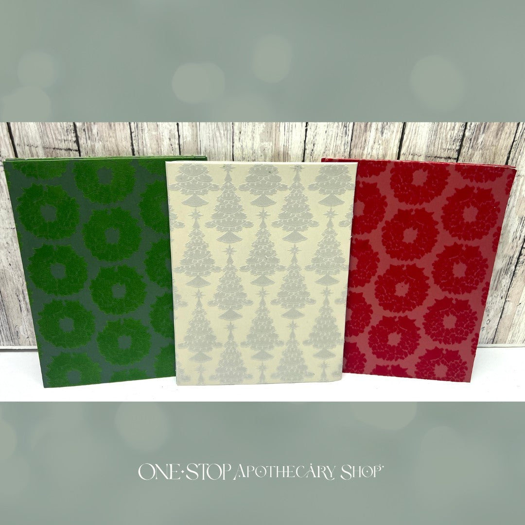 Anna Griffin CHRISTMAS FANCY FLOCKED Card Layers 6x8 Papers 36 Sheets