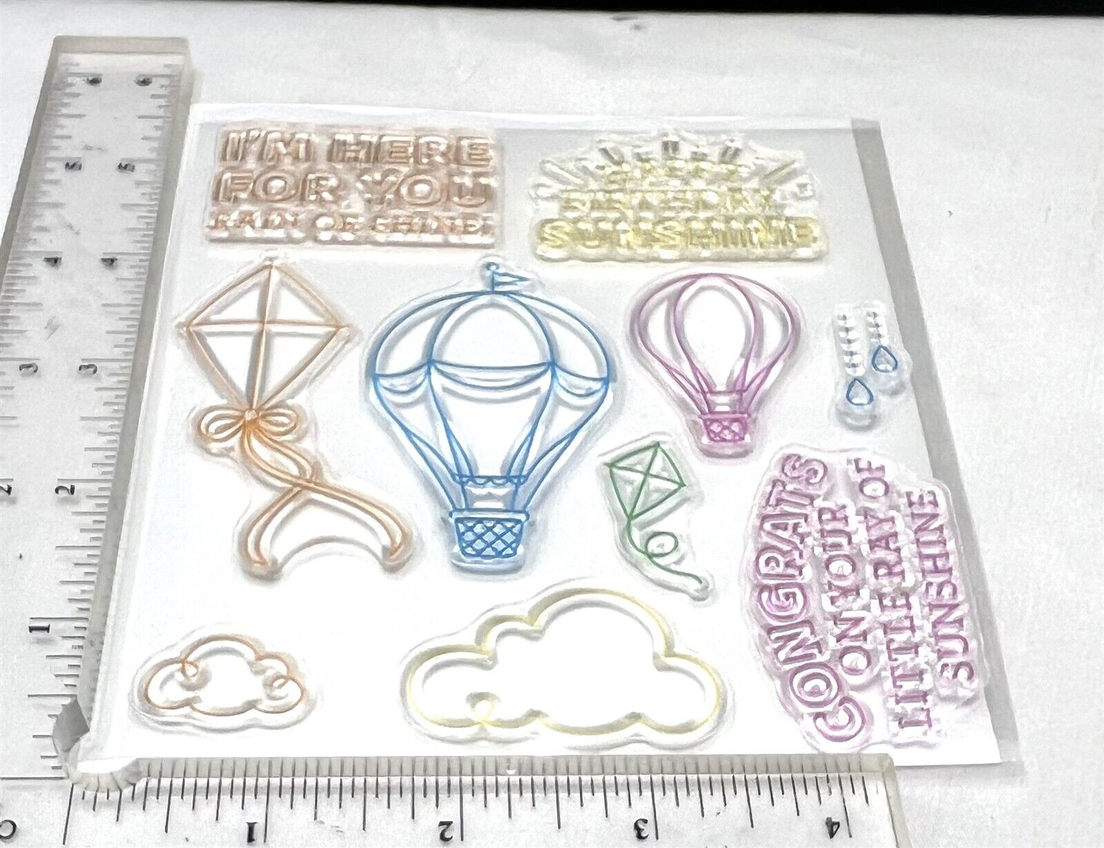 Diamond Press PULL TAB REVEAL Gift Card Holder Interactive Rubber Stamps Dies