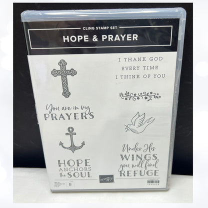 Stampin Up HOPE & PRAYER Relgious Rubber Stamps