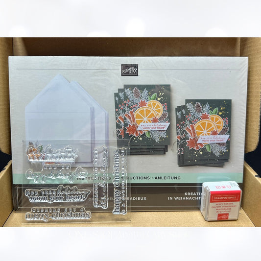 Stampin Up COZY & BRIGHT Christmas Holiday Rubber Stamps Kit