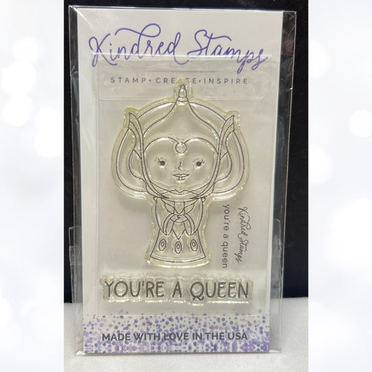 Kindred Stamps YOU'RE A QUEEN Star Wars Rubber Stamps