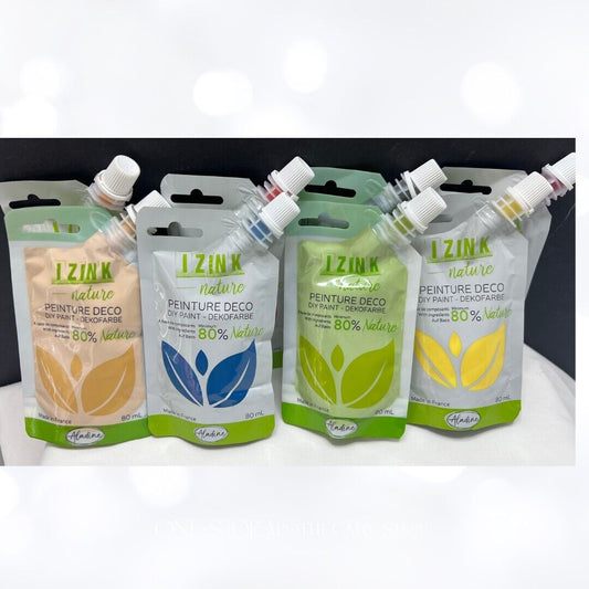 IZINK NATURE PAINT DIY 2.7oz Lot of 8