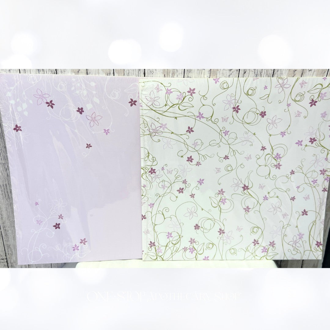 Stampin Up COTTAGE WALL 12x12 Paper Cardstock DSP 17 Sheets