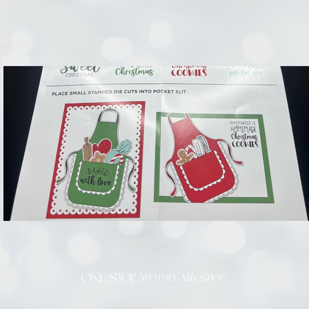 Diamond Press BAKING Holiday Christmas Cookies Rubber Stamps Dies