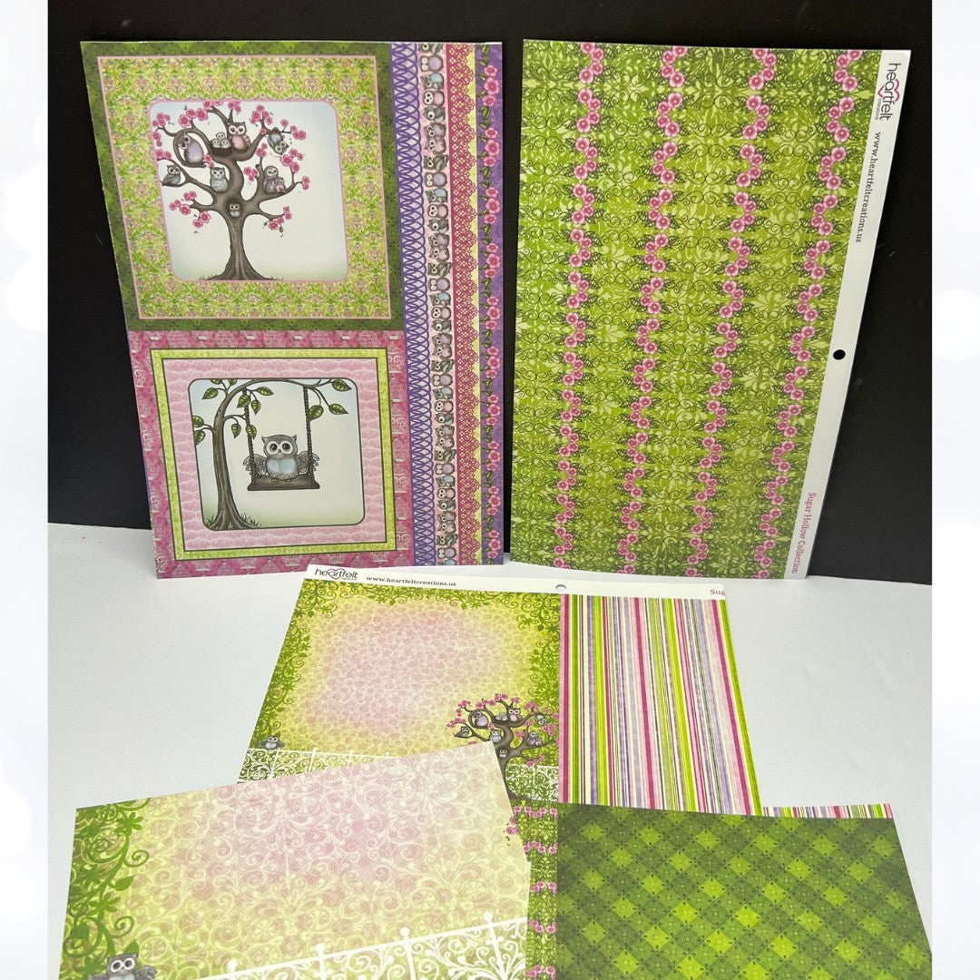 Heartfelt Creations SUGAR HOLLOW 12x12 Paper Cardstock Collection