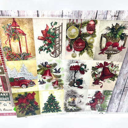 Authentique REJOICE & SMITTEN 12x12 Christmas Valentines Day Paper Cardstock Lot
