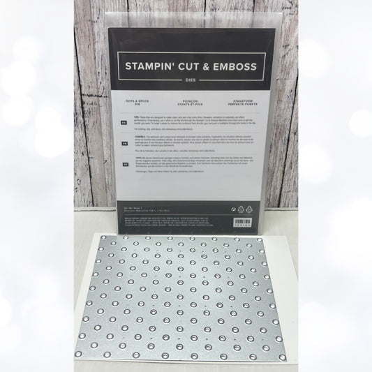 Stampin Up DOTS & SPOTS Background Die