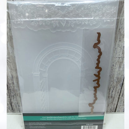 Spellbinders ARBOR & IVY 3D Embossing Folder Cut Die
