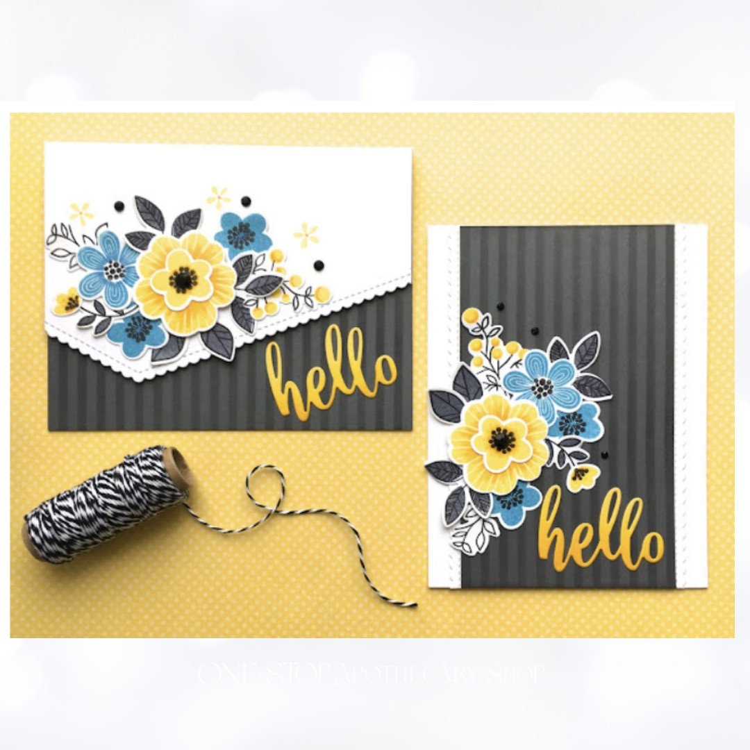 My Favorite Things BOLD BLOOMS Flowers Rubber Stamps Dies