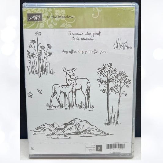 Stampin Up IN THE MEADOW Animals Rubber Stamps