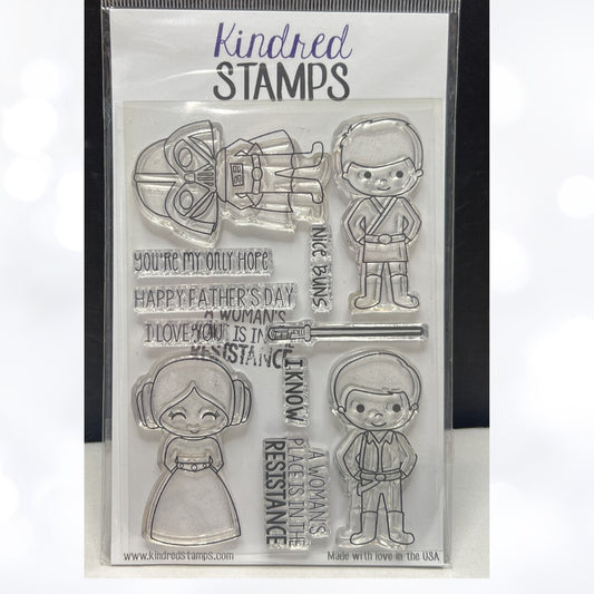Kindred Stamps GALACTIC ADVENTURES Star Wars Rubber Stamps