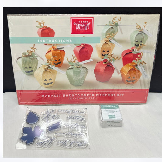 Stampin Up HAUNTS & HARVEST Halloween Paper Pumpkin Kit Sept 2021