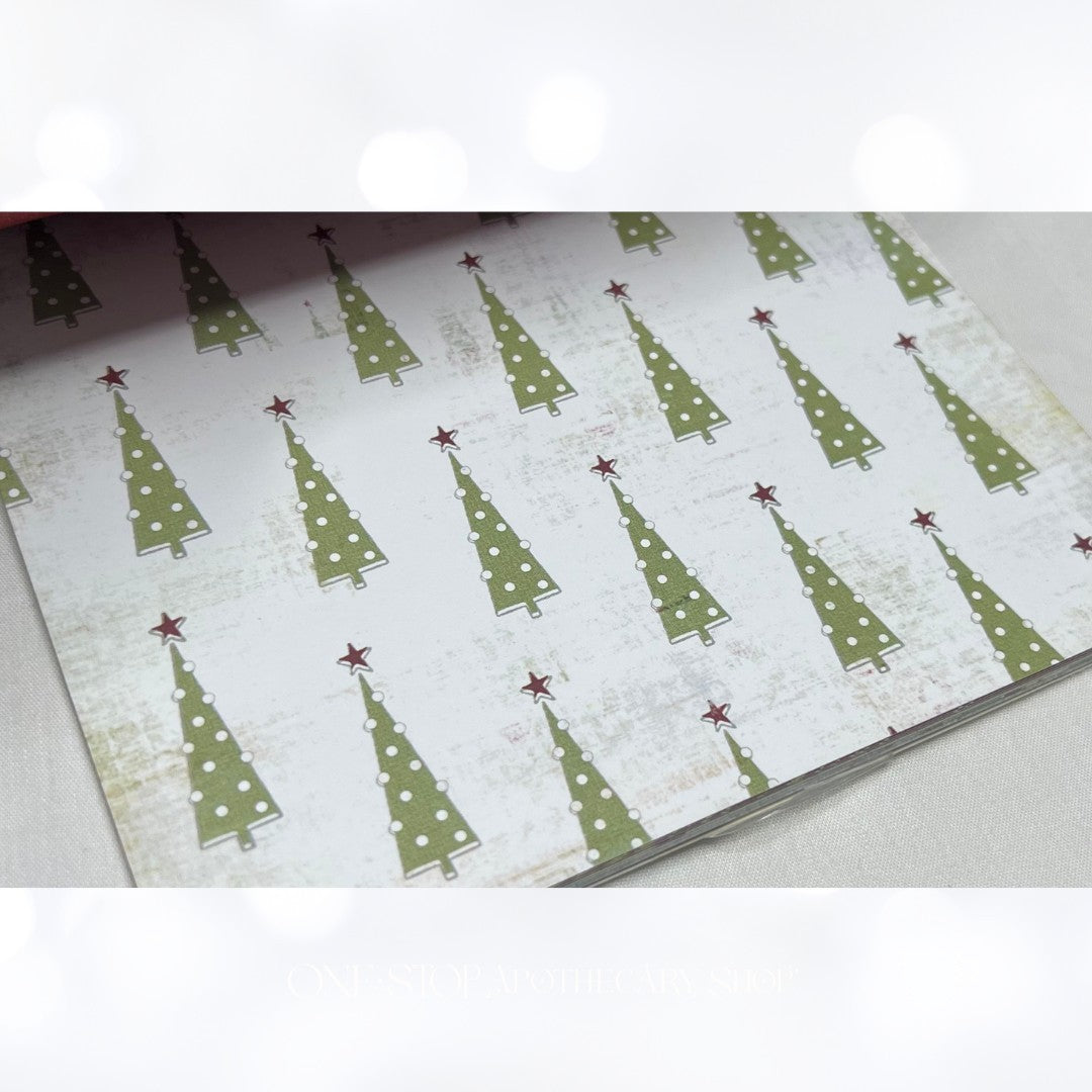 My Mind's Eye CHRISTMAS Vintage 6x6 Paper Cardstock Packs Lot of 5