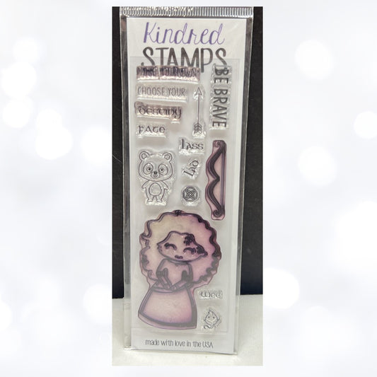 Kindred Stamps BRAVE Merida Princess Disney Rubber Stamps