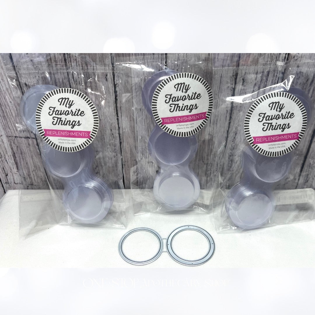 My Favorite Things MINI CIRCLE SHAKER Window Dies Candy Favor Trio Pouches