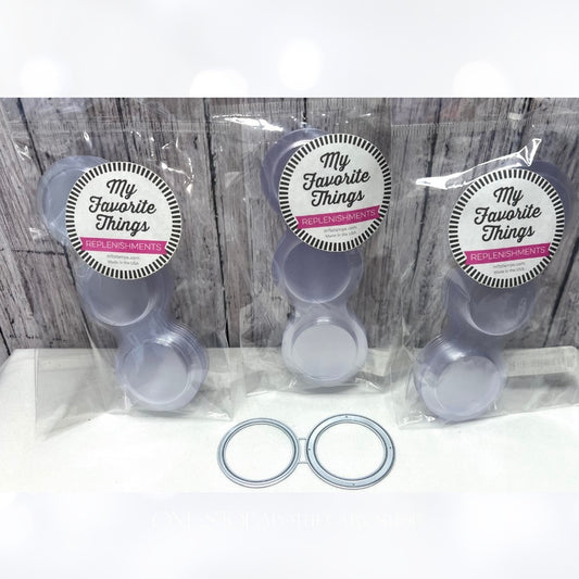 My Favorite Things MINI CIRCLE SHAKER Window Dies Candy Favor Trio Pouches