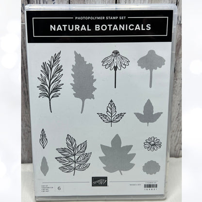 Stampin Up NATURAL BOTANICALS Greenery Foliage Rubber Stamps
