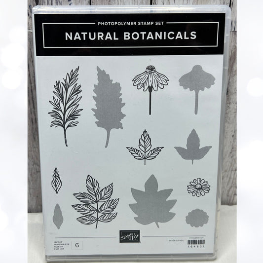 Stampin Up NATURAL BOTANICALS Greenery Foliage Rubber Stamps