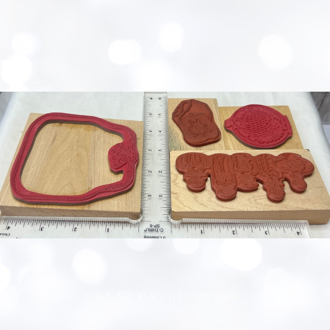 PERFUME Purse Vintage Handbag Fashion Beauty Rubber Stamps