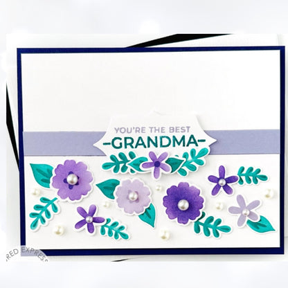 Taylored Expressions AWESOME BLOSSOMS Flowers Stencil Dies