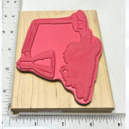 House Mouse THE SPOT LIGHT Hoppers Bunny Rabbit Rubber Stamp