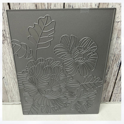 Papertrey Ink IN BLOOM Floral Flowers Rubber Stamps Impression Plate