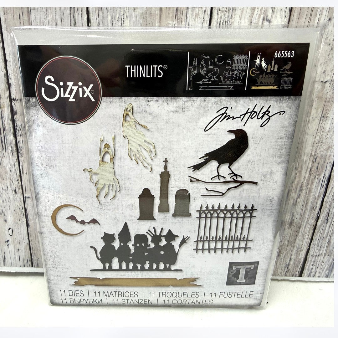 Tim Holtz HALLOWEEN 2021 Vault Series Graveyard 665563 Thinlits Dies