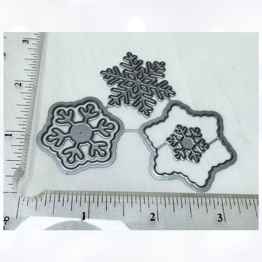 Taylored Expressions SNOWFLAKES Advent Calendar Christmas Dies Rare