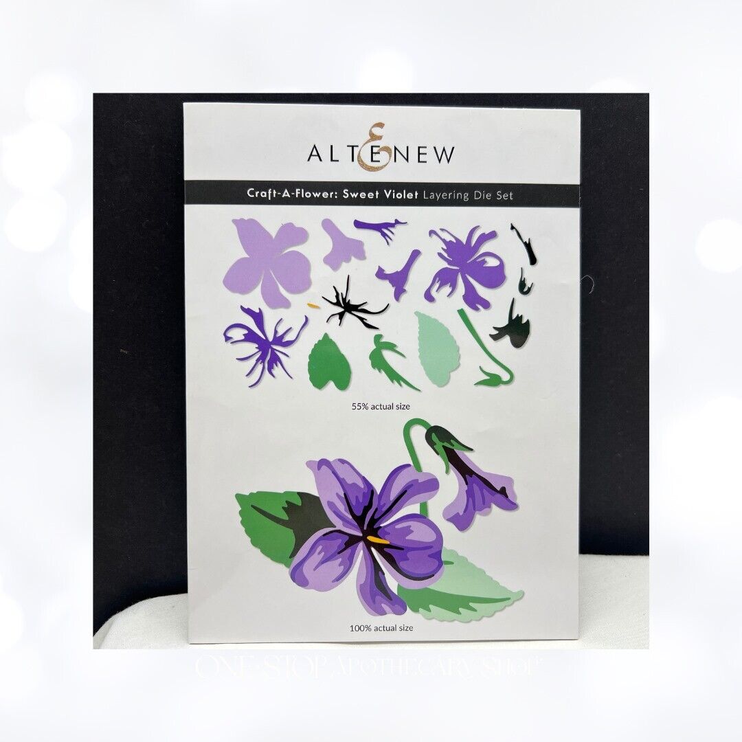 Altenew SWEET VIOLET Craft a Flower Layering Dies