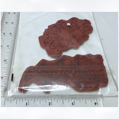Heartfelt Creations CLEMATIS COTTAGE Birds Birdhouse Rubber Stamps