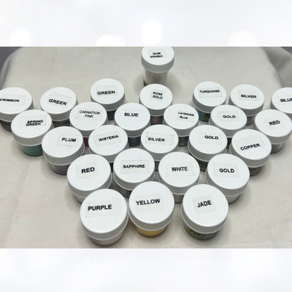 Lemon Tree POWDERED PEARLS Pearl Ex Midnight Pigment Powders 0.25 oz Lot of 26