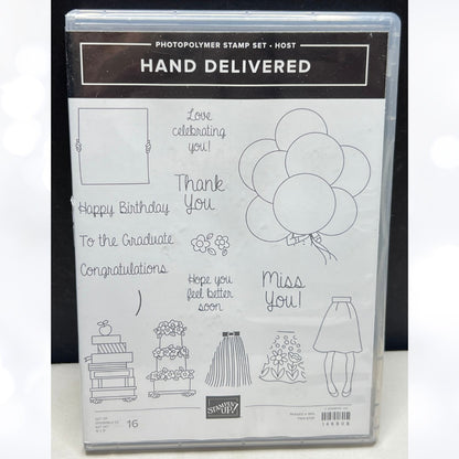 Stampin Up HAND DELIVERED Birthday Girl Rubber Stamps