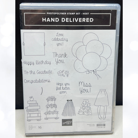 Stampin Up HAND DELIVERED Birthday Girl Rubber Stamps