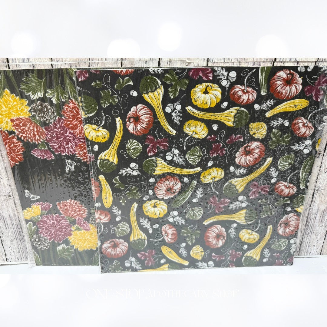 Stampin Up RUSTIC HARVEST Autumn Fall DSP 12x12 Paper 15 Sheets