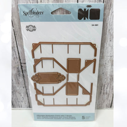 Spellbinders SHADOWBOX FRAME 1 Inch Border Adjustable Dies Rare