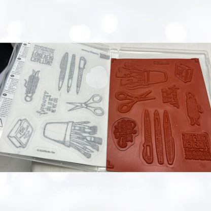 Stampin Up CRAFTING FOREVER Crafts Rubber Stamps