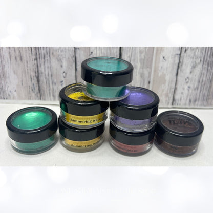Luminarte TWINKLING H2Os Shimmering Watercolor 10gm Jars Lot of 7