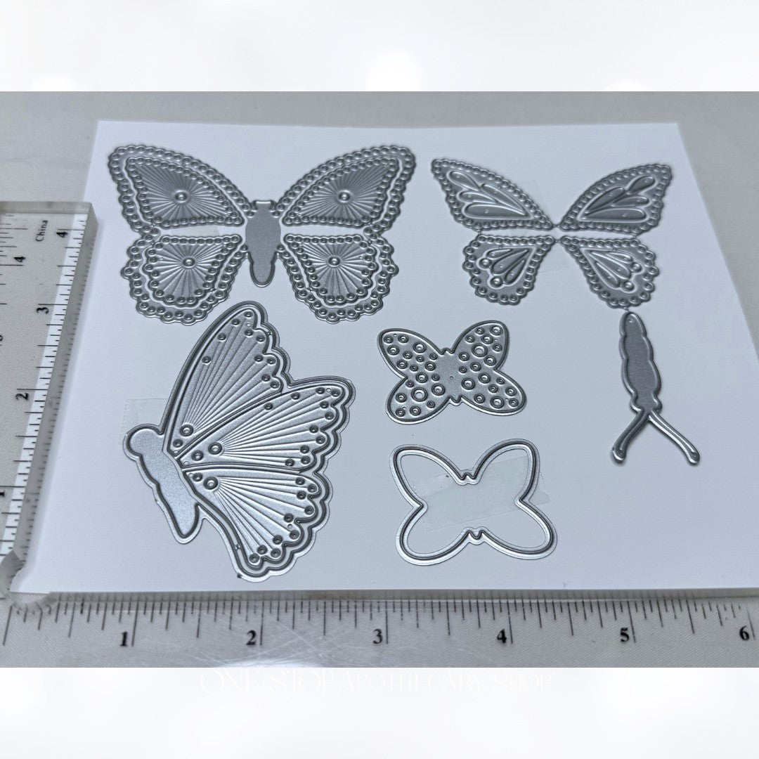 BUTTERFLIES Stitched Butterfly Dies