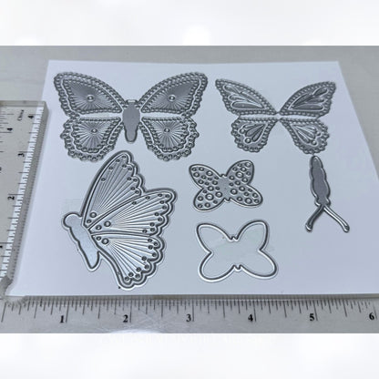 BUTTERFLIES Stitched Butterfly Dies