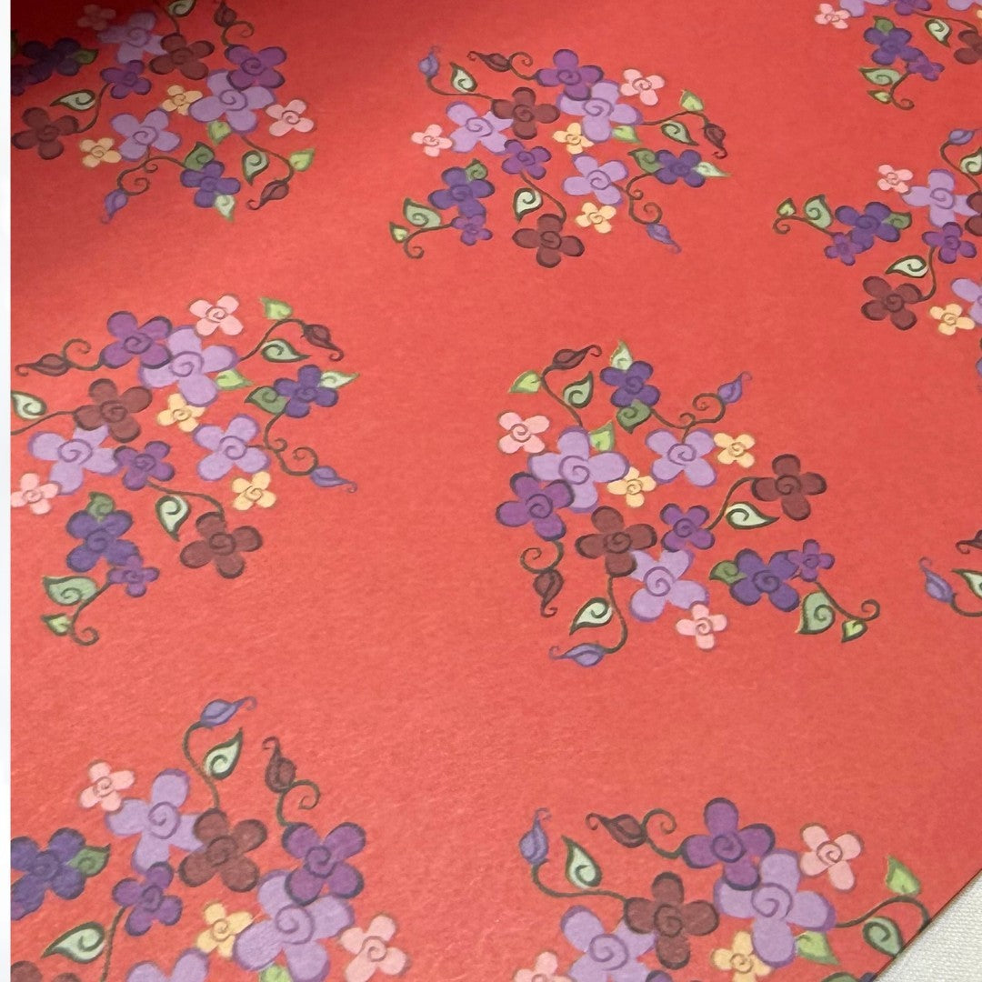 K & Company RED HAT SOCIETY 8.5x8.5 Cardstock Paper Set of 2