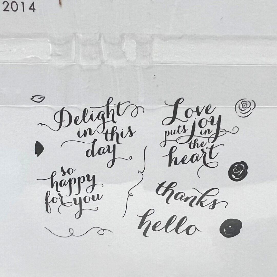 Papertrey Ink BEAUTIFUL BRUSHSTROKES Make It Market Kit Stamps Dies Rare