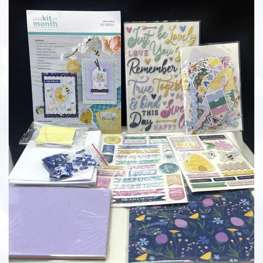 Spellbinders BEE YOURSELF Card Kit of the Month Card Making March 2022