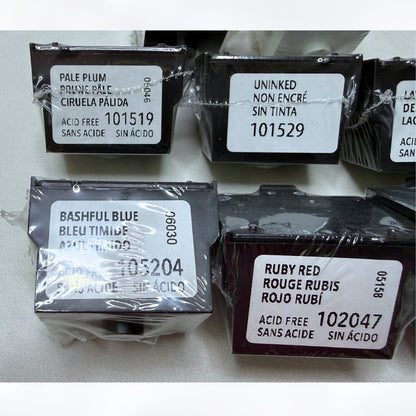 Stampin Up WHEEL INK CARTRIDGES Refills Rollagraph Rollers Lot of 8