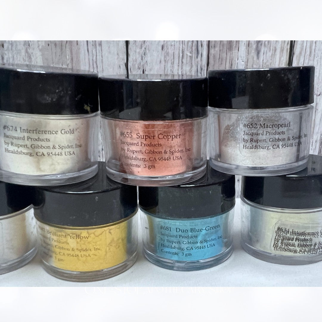 Jacquard PEARL EX Mica Pigment Powder 3gm Lot of 11