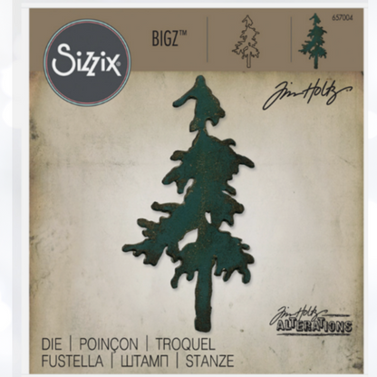Tim Holtz PINE TREE Alterations Evergreen Bigz Die