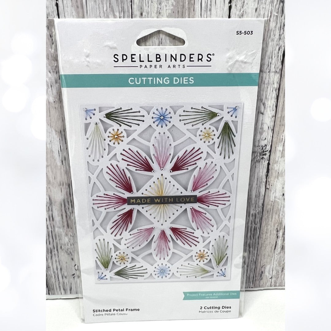 Spellbinders STITCHED PETAL FRAME S5-503 Stitching Dies