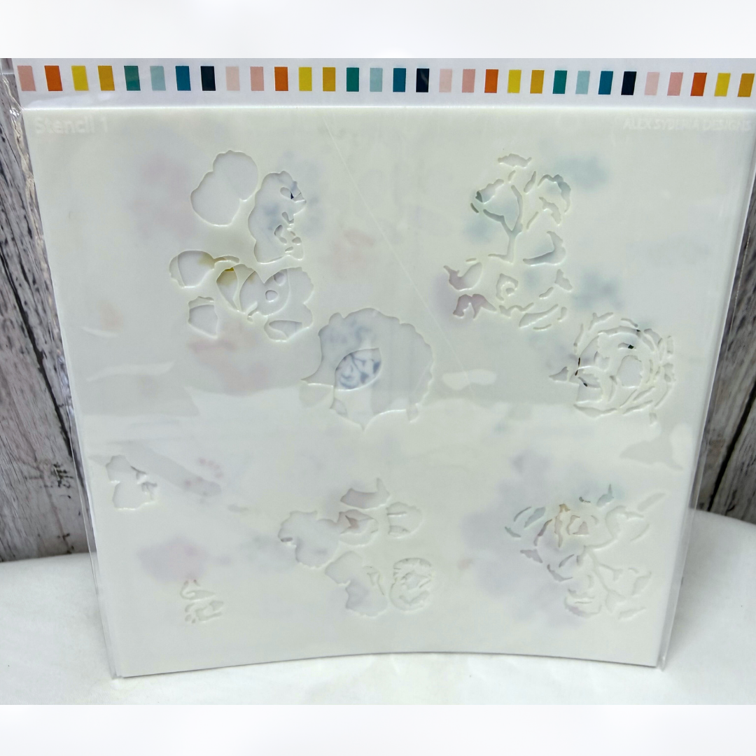 Alex Syberia BIRTHDAY BOUQUET Flowers Floral Rubber Stamps Dies Stencils