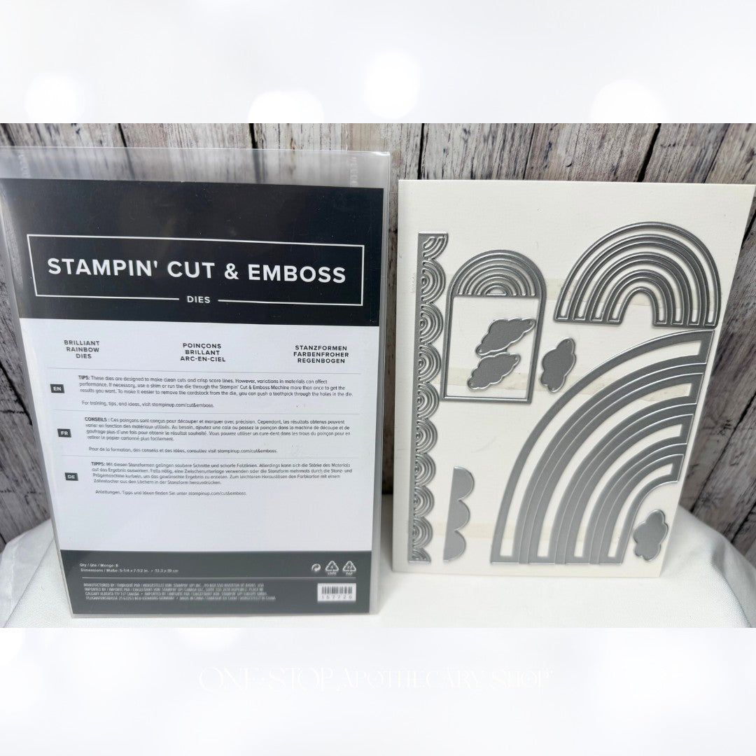 Stampin Up BRILLIANT RAINBOW Dies